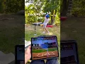 Trying out the drop n launch app with tracking system