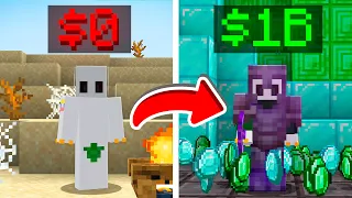 Estos RETOS me hicieron MILLONARIO en Minecraft 🤑🤑