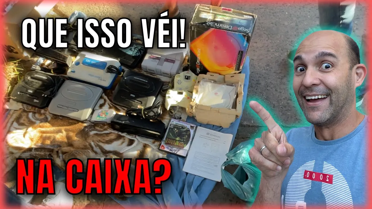 Caçada gamer: feira do rolo Bangu RJ