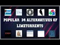 LimeTorrents Best 34 Alternatives of LimeTorrents