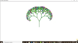 Python Turtle Graphics with Music - Star Tree Python Code Challenge Recursive Binary Tree