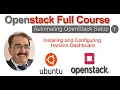 OpenStack 3 Node Cluster on Ubuntu - Installing and Configuring Horizon Dashboard