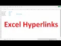 How To Use HyperLinks In Excel