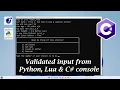03-Get validated input from console apps in Python Lua and C - Lua