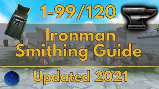 Runescape 3 Ironman 1 - Smithing Guide Updated 2021