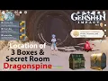GENSHIN IMPACT Secret Room 3 Box Locations In Dragonspine - The Princess Priest and Scribe Box