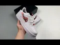 Nike Air Force 1 Low Carabiner Swoosh White Habanero Red DH7579 100