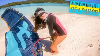 Kitesurfing in Paradise 🏝️ Simple Living On A Sailing Catamaran Ep. 19