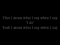 Download Lagu When I Say I Do by Matthew West (lyrics)