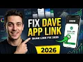 Dave App Bank Link Broken Fix 2026