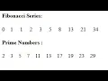 III BCA J2EE Lab Ex A6 JSP program to print first 10 Fibonacci and 10 prime numbers