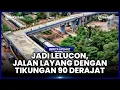 Download Lagu USAI VIRAL JALAN LAYANG DENGAN TIKUNGAN 90 DERAJAT DI PRINDAVAN, MUNCUL JALAN BERBENTUK ULAR