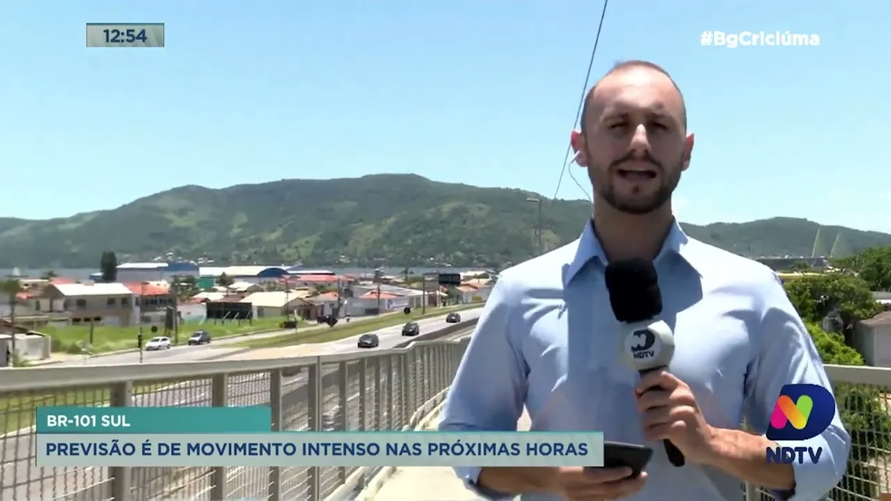 Previsão de movimento intenso na BR-101 durante o ano novo