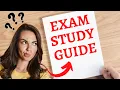 How to use that college exam STUDY GUIDE Step by step strategy