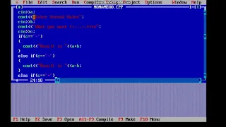arithmetic operations using if else statement in c