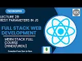 Lecture 29 Mastering Full Stack Web Development Rest Parameters in JavaScript 2025