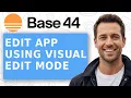How to Edit Your App in Base44 Using Visual Edit Mode