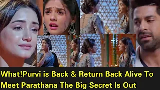 twist of fate zeeworld in english purvi is back u0026 returns back alive to meet prathana the truth