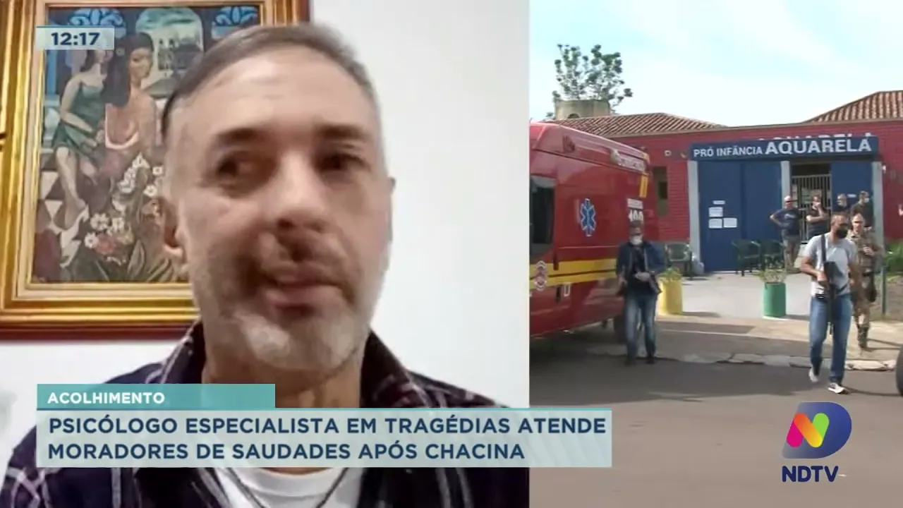 Psicólogo especialista em tragédias atende moradores de Saudades após chacina