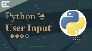 Getting User Input in Python python bangla tutorial python programming User Input easycoding