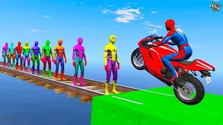 الرجل العنكبوت انقاذ باتمان Spider Man Rescue batman vs iron man vs venom funny Game GTA 5 superhero