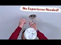 Easily Replace an Old Ceiling Light Fixture with Updated LEDs Builds by Maz