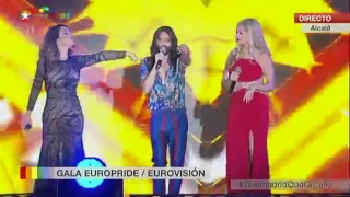 ruth lorenzo i will survive ft conchita wurst suzy madrid world gay pride 2017 