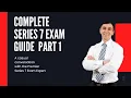 The Series 7 Exam Part 1 Function 1 Crash Course - Pass the Test