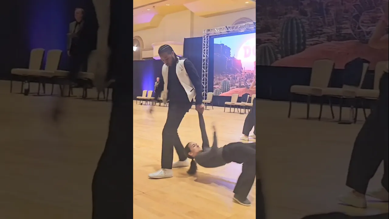 Always love jamming with Markus🤩🔥 Part 2 #improv #westcoastswing