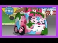 A broken ambulance ‘Amber’, We'll fix it! | Maintenance play for Kids | Robocar Poli Game