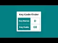How to Detect Any Key s Code of the Keyboard