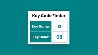 How to Detect Any Key s Code of the Keyboard
