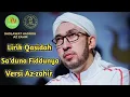 Download Lagu Lirik Sholawat Sa'duna Fiddunya Versi Az-Zahir