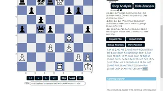 Analysis Board 365Chess com checkmate in few moves