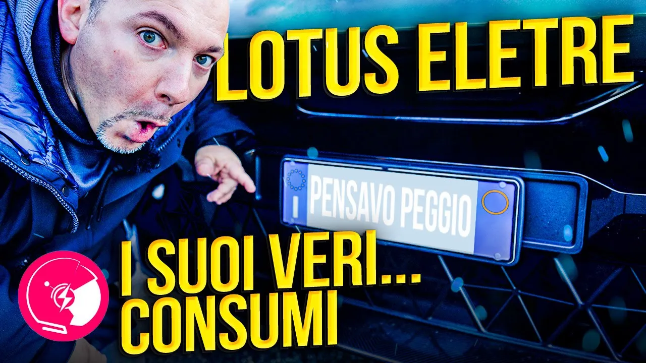 Lotus Eletre S QUALI sono i SUOI CONSUMI? BEVE?
