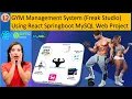 CDAC Gym Management System Project Using React Springboot MySql