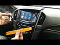 How to Remove Radio Navigation Touch Screen from Cadillac ATS 2013 for Repair