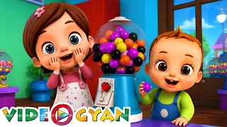 Gumball Machine Song + More Nursery Rhymes | Kids Songs & Baby Songs | Videogyan