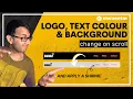 How to Change the Logo Menu Text Icons Background Colours on Scroll - Elementor Wordpress