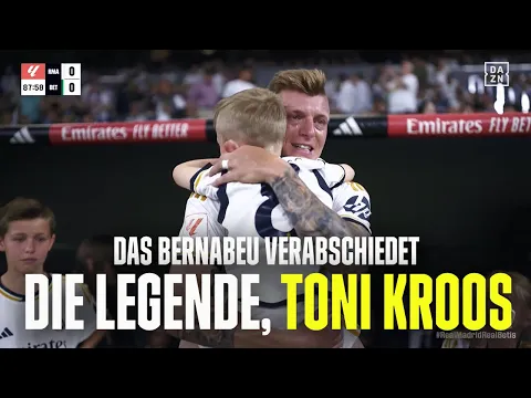Download MP3 Gänsehaut! Das Bernabeu verabschiedet die Legende Toni Kroos 👋🏼