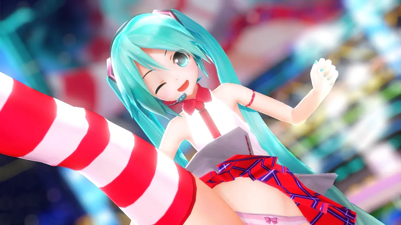 【MMD】あぴミクで ウインク・トランジ・スター【4K】