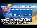 Temps dip winter weather rolls in Saturday