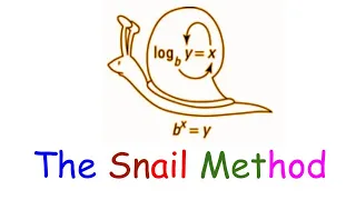 The Snail Method to Convert from Logarithmic Expressions to Exponential Expressions