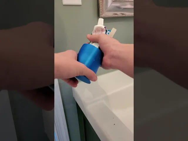 Dual-Side Bathroom Organizer | Toothbrush & Toothpaste Holder video thumbnail