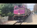 SUPER RARE MBTA Double Draft Training Extra works the Greenbush Line May 2026