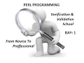 Perl Day 1 Scalars and Introduction to Perl