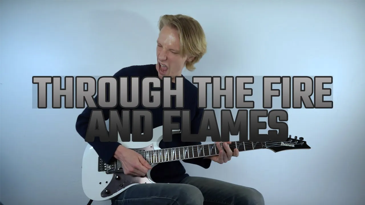 DragonForce - Through The Fire And Flames - Frederik Bang (Guitar Cover)