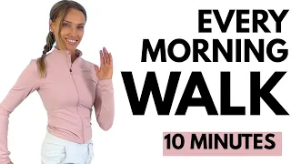 🌞 10 Min Daily Walking Workout | Walk at Home 🏡  | Low Impact Walking Exercises - Lucy Wyndham-Read