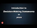 Decision Making in JAVA BluejCode