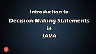 Decision Making in JAVA BluejCode